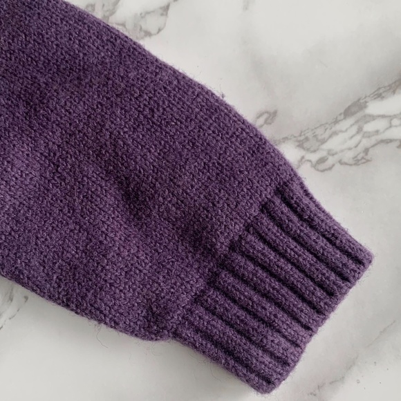 GAP kids purple sweater with beagle and bow detail SIZE 12-18 months - Picture 6 of 6